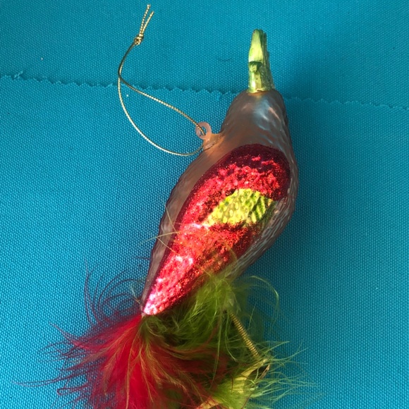 Vintage Blown Glass Parrot Christmas Ornament - Picture 3 of 4